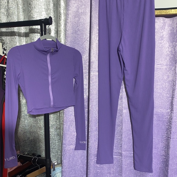 Trendy Purple 2pc Lucky Label Set - Picture 4 of 6